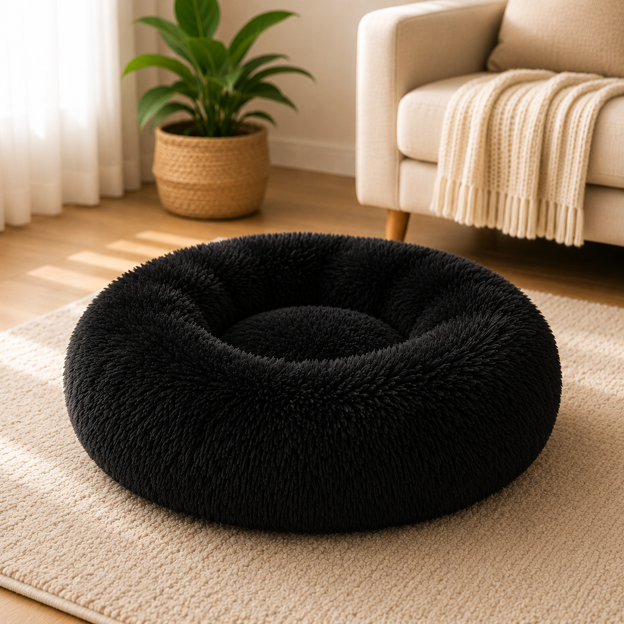 Cama Anti Ansiedade Ninho Materno™ - O Conforto do Colo da Mãe, para Acalmar seu Pet
