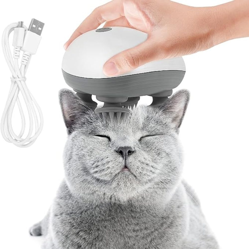 Massageador Elétrico para Pets e Tutores