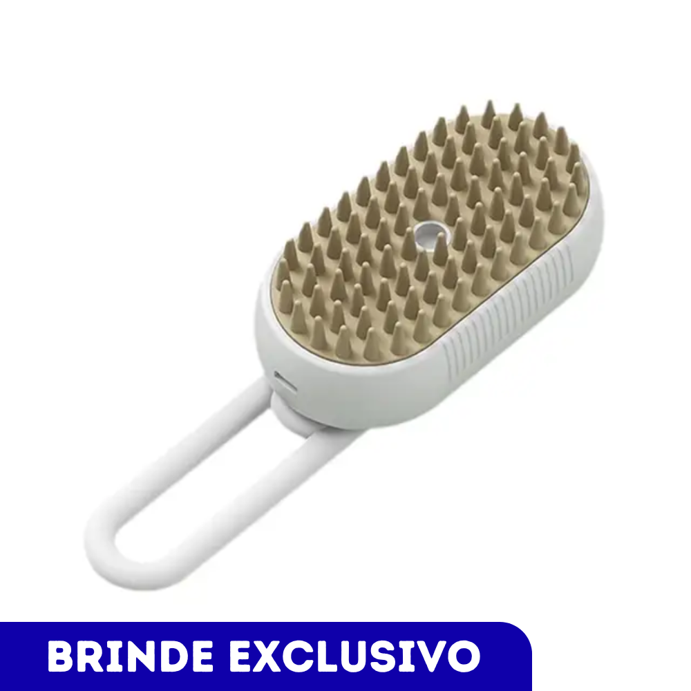Escova Vaporizadora para Pets