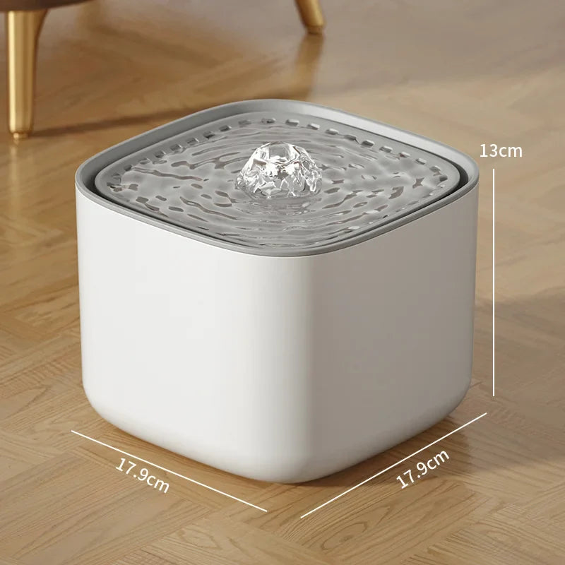 Bebedouro Automático Para Gatos 3L Silencioso Com Filtro USB - FC©