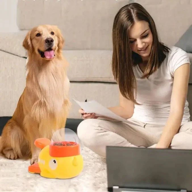Dispensador Interativo de Comida para Pets – Alívio da Ansiedade | ForPatas