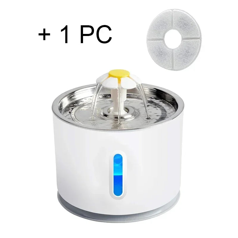 Bebedouro Automático Para Gatos Com Filtro De Carvão USB - FC©