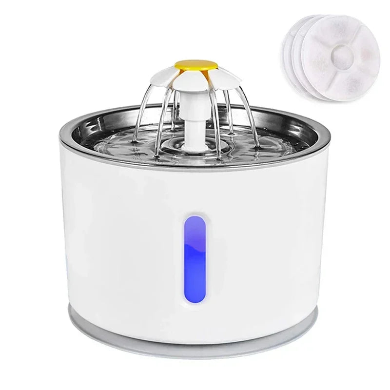 Bebedouro Automático Para Gatos Com Filtro De Carvão USB - FC©