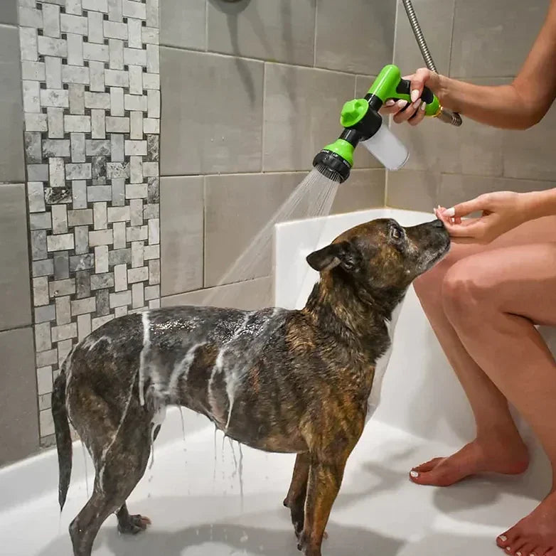 Chuveirinho com Pulverizador de Shampoo – Banho Prático e Econômico para Pets | ForPatas