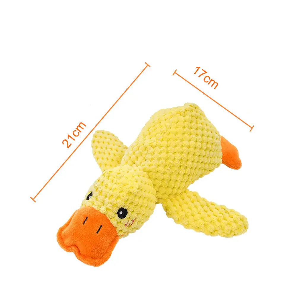 Brinquedo Pelúcia Pato Companheiro Emocional para Pets – Lupzy™ | Conforto, Aconchego e Segurança