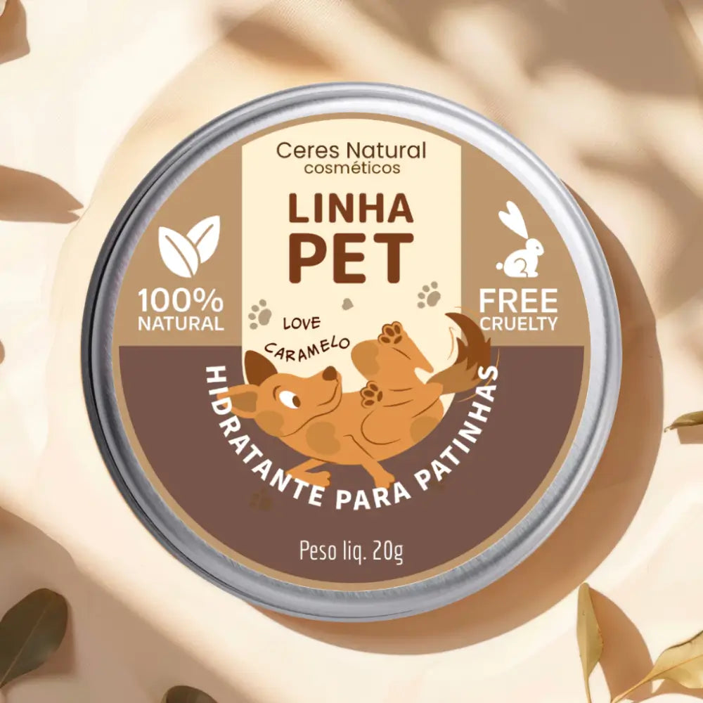 Hidratante para Patas Ressecadas de Cachorro e Gato Lambível CuidaPatinhas
