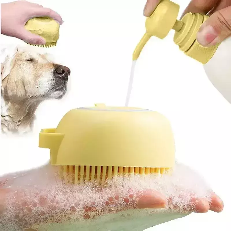 Luva De Banho Para Cães Silicone Macio PuppySoft - FC©