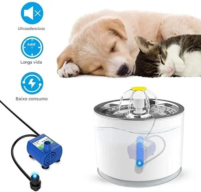 Bebedouro Automático Para Gatos Com Filtro De Carvão USB - FC©