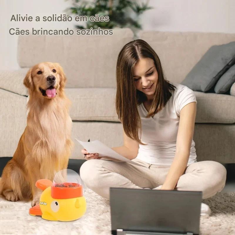 Comedouro Lento Pet - Retarda Alimentação Pato Snack - FC©