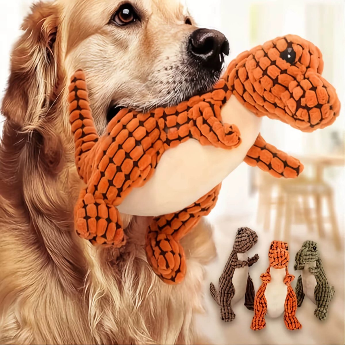 Pelúcia Dino Super Resistente - Pawzly™