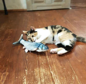 Brinquedo Peixe Elétrico Recarregável para Gatos