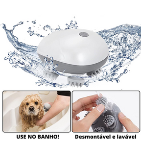 Massageador Elétrico para Pets e Tutores