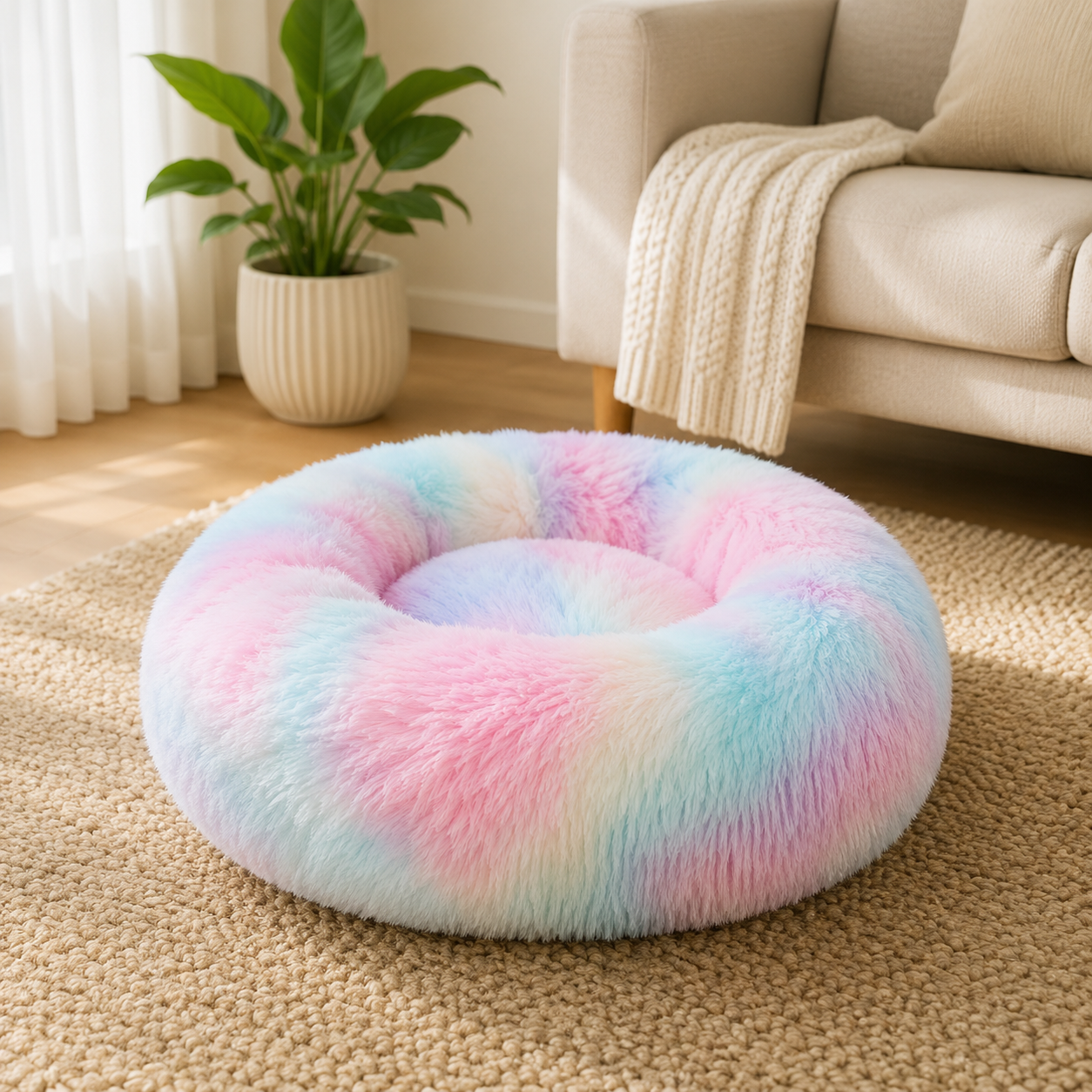 Cama Anti Ansiedade Ninho Materno™ - O Conforto do Colo da Mãe, para Acalmar seu Pet