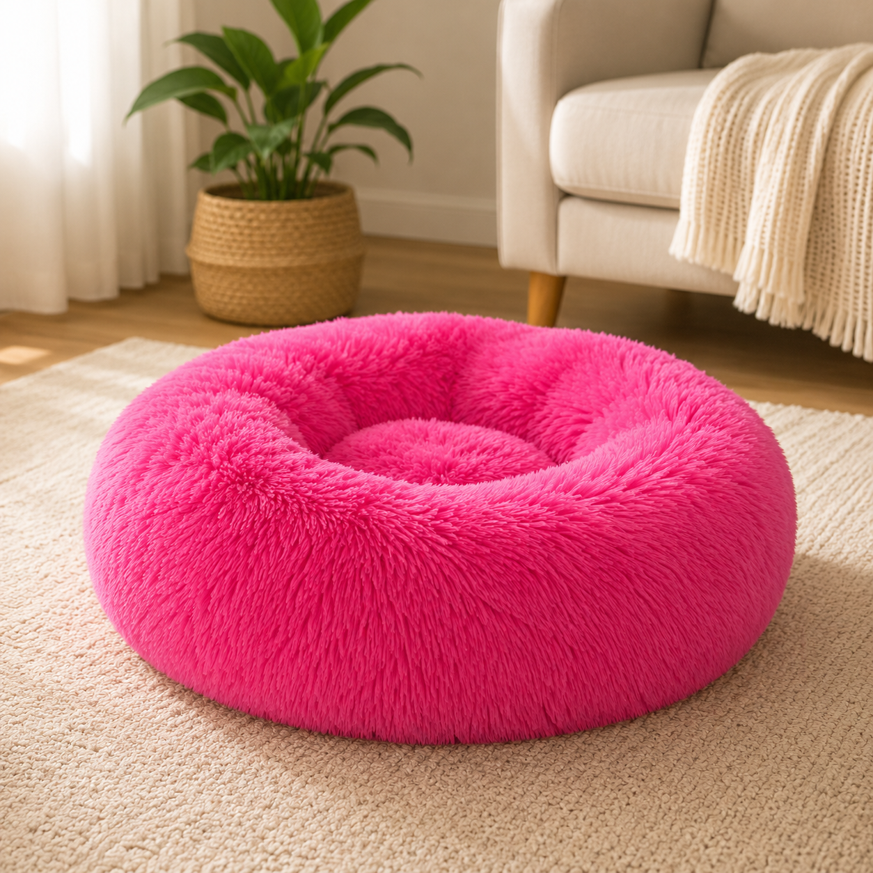 Cama Anti Ansiedade Ninho Materno™ - O Conforto do Colo da Mãe, para Acalmar seu Pet