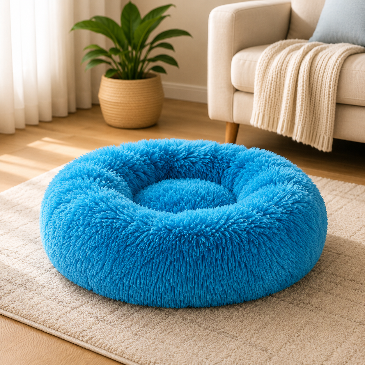 Cama Anti Ansiedade Ninho Materno™ - O Conforto do Colo da Mãe, para Acalmar seu Pet