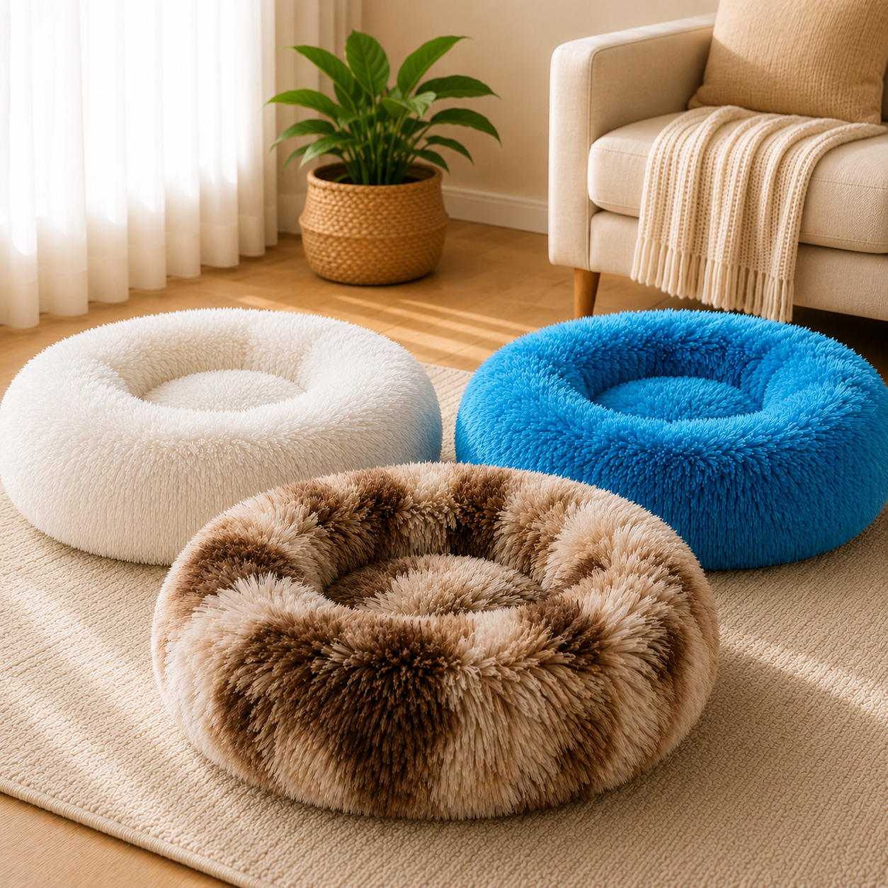 Cama Anti Ansiedade Ninho Materno™ - O Conforto do Colo da Mãe, para Acalmar seu Pet
