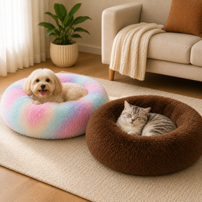 Cama Anti Ansiedade Ninho Materno™ - O Conforto do Colo da Mãe, para Acalmar seu Pet