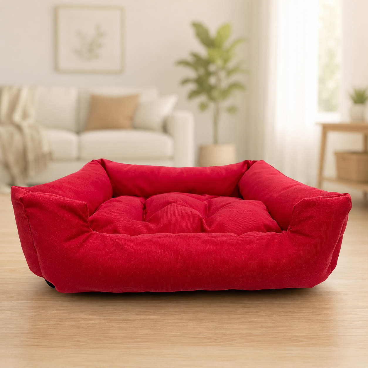 Cama Premium Big Suede Comfort™ - Conforto e Espaço de Verdade Para Cães de Grande Porte