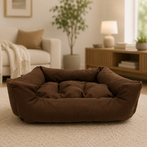 Cama Premium Big Suede Comfort™ - Conforto e Espaço de Verdade Para Cães de Grande Porte