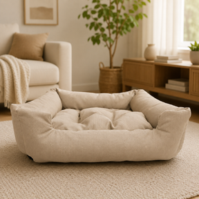 Cama Premium Big Suede Comfort™ - Conforto e Espaço de Verdade Para Cães de Grande Porte