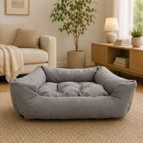 Cama Premium Big Suede Comfort™ - Conforto e Espaço de Verdade Para Cães de Grande Porte