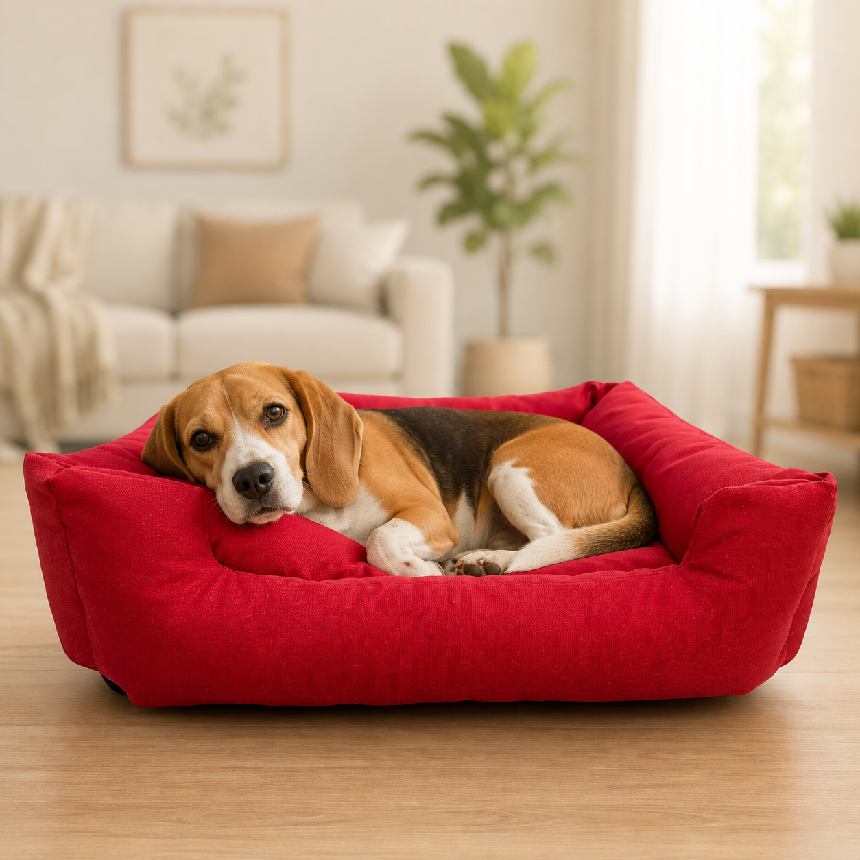 Cama Premium Big Suede Comfort™ - Conforto e Espaço de Verdade Para Cães de Grande Porte