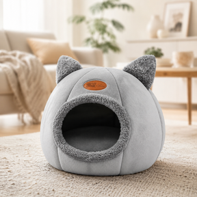 Cama Anti Ansiedade Toca do Miau™ - Perfeita para Aquecer e Proteger seu Pet