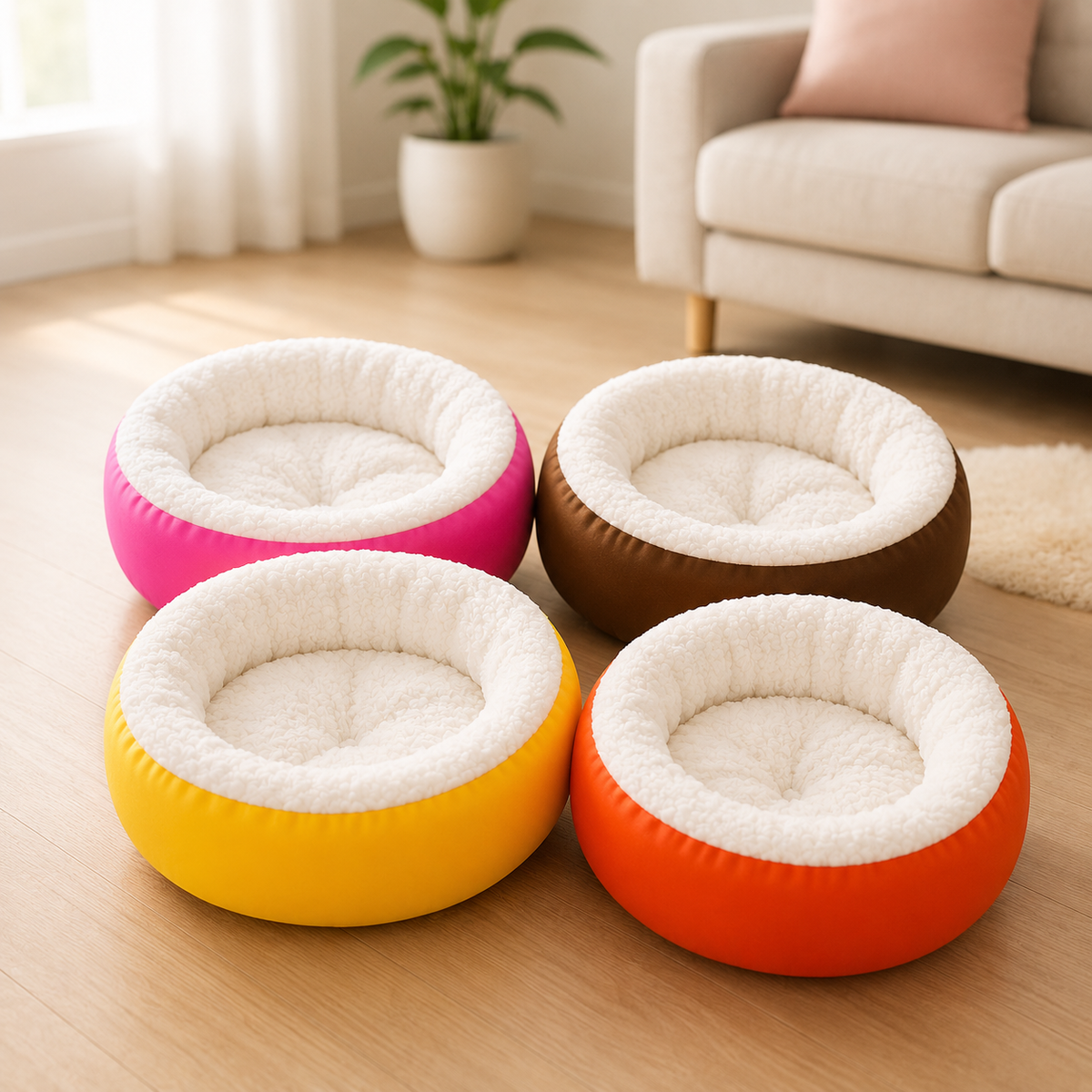 Cama Sherpa Ninho Quentinho™ - Conforto Irresistível Para Dias Frios e Soninhos Tranquilos