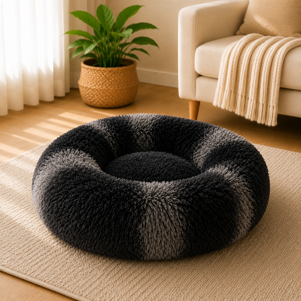 Cama Anti Ansiedade Ninho Materno™ - O Conforto do Colo da Mãe, para Acalmar seu Pet