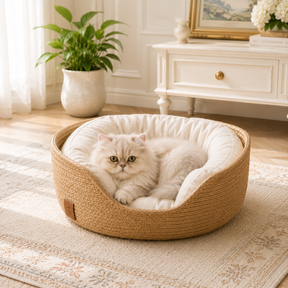 Cama Artesanal de Bambu Elegance™  - Elegância Para sua Casa, Conforto Para o seu Pet