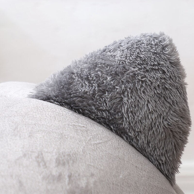 Cama Anti Ansiedade Toca do Miau™ - Perfeita para Aquecer e Proteger seu Pet