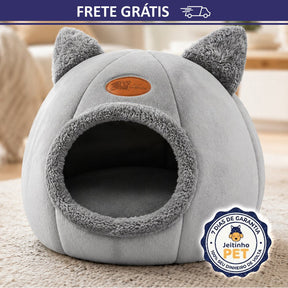 Cama Anti Ansiedade Toca do Miau™ - Perfeita para Aquecer e Proteger seu Pet