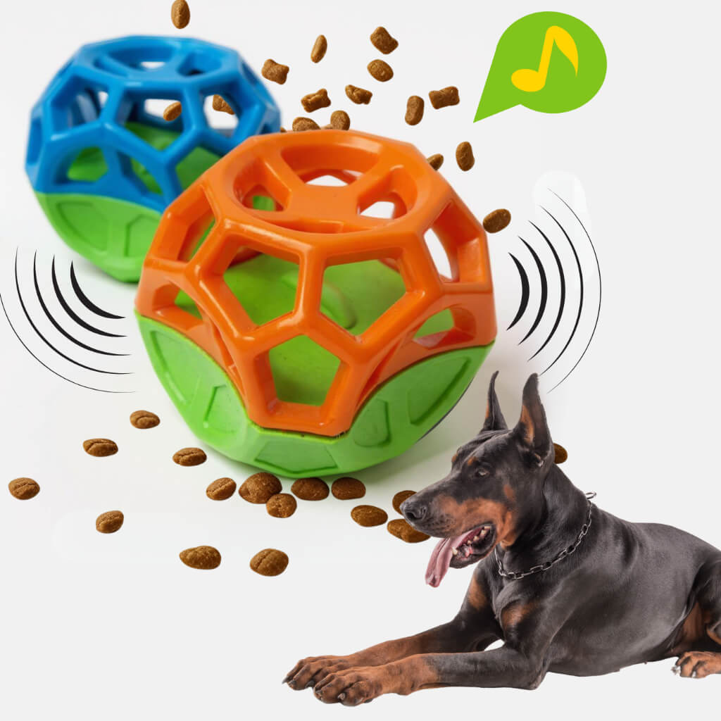 Brinquedo Bola Porta Petisco 3 em 1 para Cães – Duty™