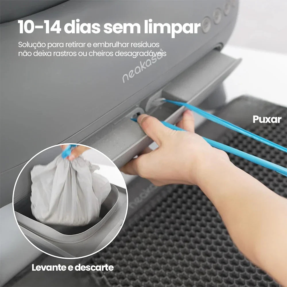 Caixa de Areia Automática Neakasa™ – Autolimpante com App e Design Aberto