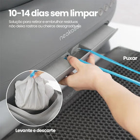 Caixa de Areia Automática Neakasa™ – Autolimpante com App e Design Aberto