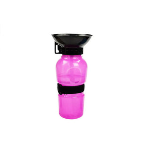 Garrafa Portátil Copinho Pet 500ml para Passeios e Viagens – Lupzy™ | Hidratação Fácil Sem Vazamentos