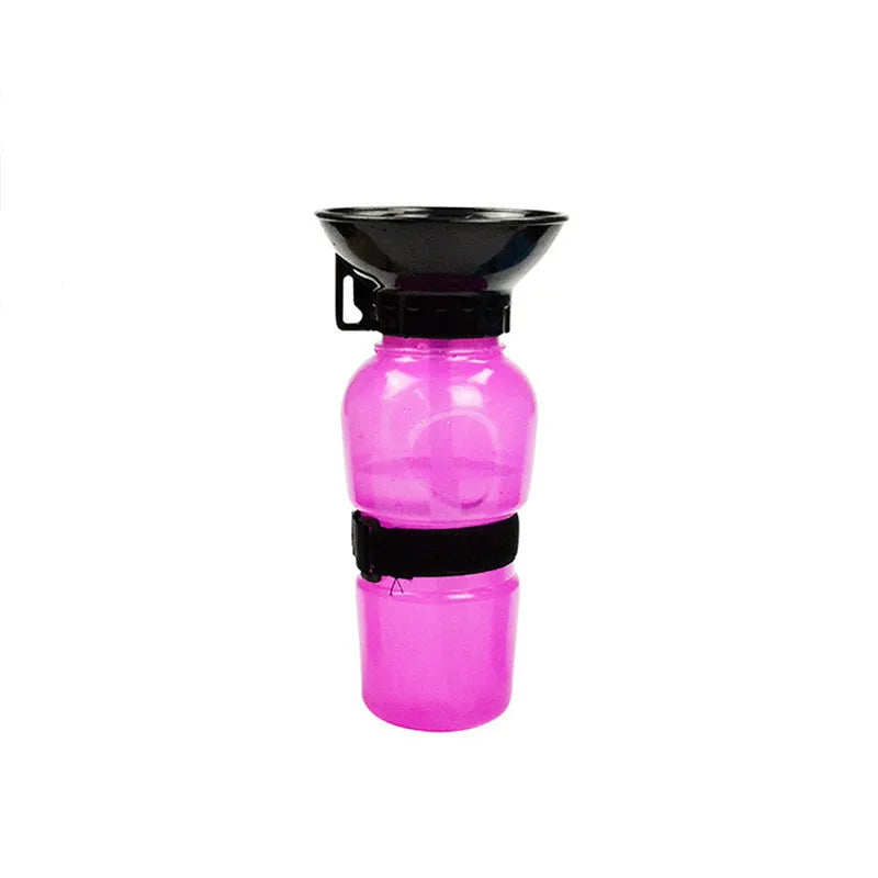 Garrafa Portátil Copinho Pet 500ml para Passeios e Viagens – Lupzy™ | Hidratação Fácil Sem Vazamentos