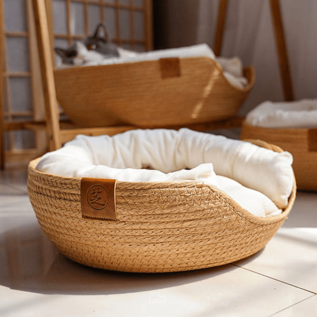 Cama Artesanal de Bambu Elegance™  - Elegância Para sua Casa, Conforto Para o seu Pet