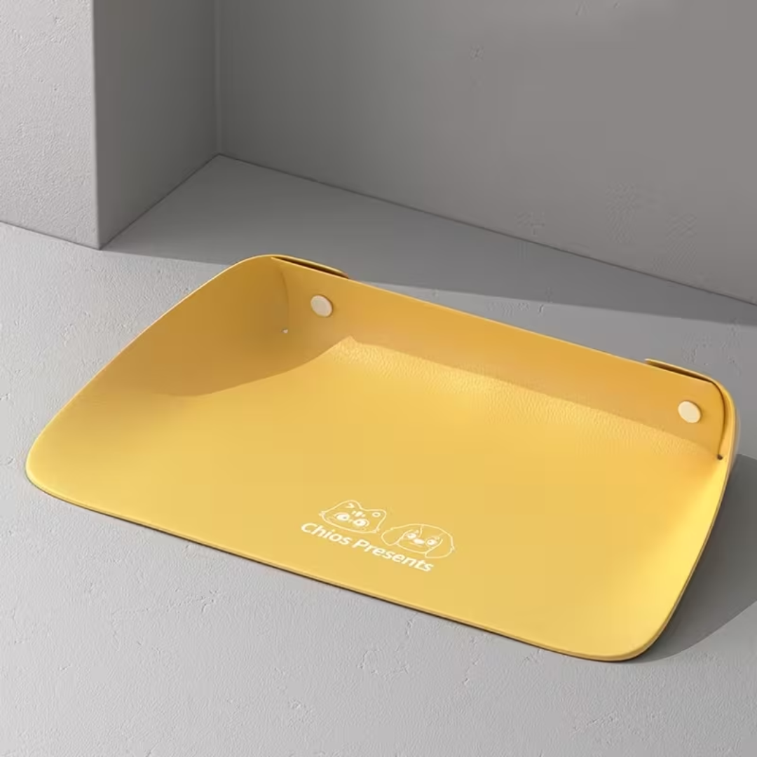 Base Antisujeira de Couro para Gatos