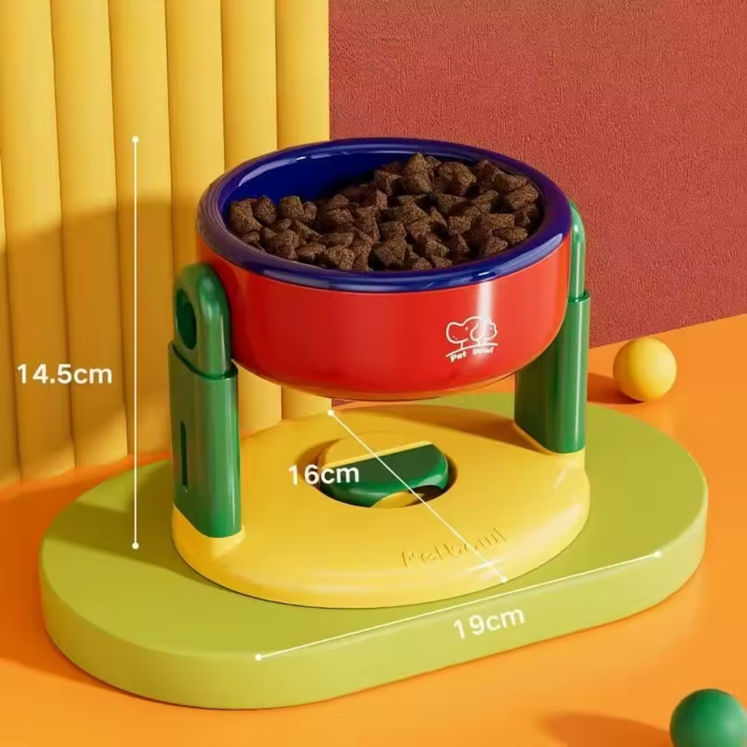 Tigela Ajustável Antiderrapante para Gatos