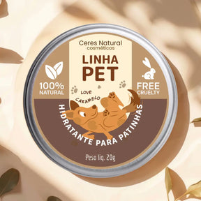 Hidratante para Patas Ressecadas de Cachorro e Gato Lambível CuidaPatinhas