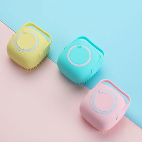 Esponja de Silicone com Dispenser para Shampoo - Snouty™