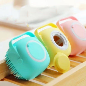 Esponja de Silicone com Dispenser para Shampoo - Snouty™