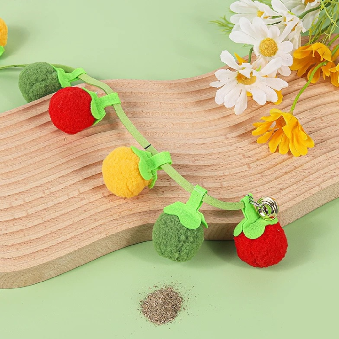 Brinquedo Frutinhas com Catnip para Gatos