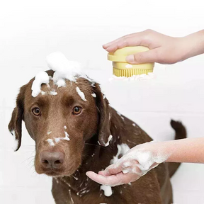 Luva De Banho Para Cães Silicone Macio PuppySoft - FC©
