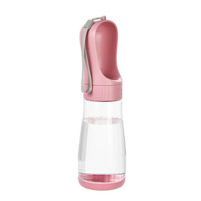 Garrafa De Agua Para Pets 2 Em 1 - Comedouro Portátil - FC©