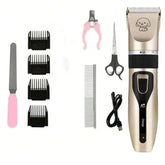 Kit Máquina Para Tosar Pets Sem Fio ProPet - FC©