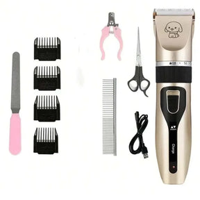 Kit Máquina Para Tosar Pets Sem Fio ProPet - FC©