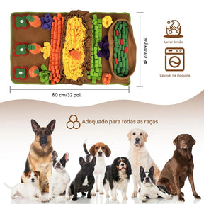 Tapete Farejador Para Cães - Alimentação Lenta - FC©