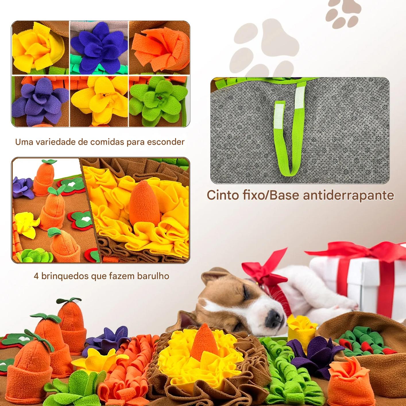 Tapete Farejador Para Cães - Alimentação Lenta - FC©